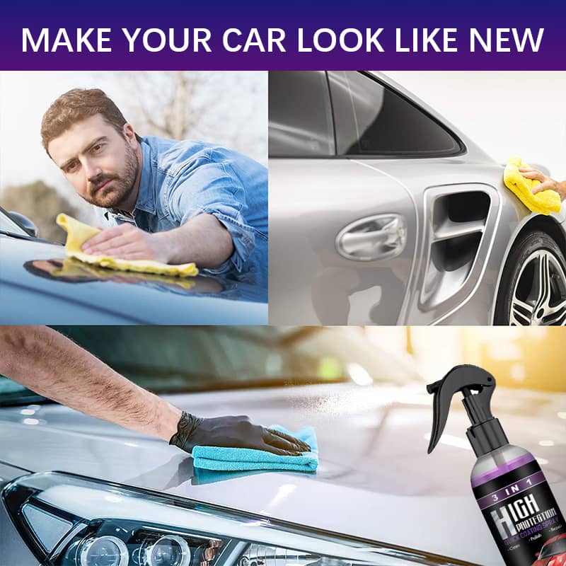 🔥Last Day Promotion 50% OFF🔥3 in 1 High Protection Car Coating Spray - Buy 2 Get 1 Free