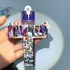 Nativity Cross Hanging Ornament