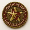 🔥LAST DAY 49% OFF - 🤠Republic of Texas Challenge Coin – ⭐️Lone Star Glory