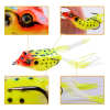 Soft Frog Fishing Lures 4 pcs + 20 space beans + 1 pvc box