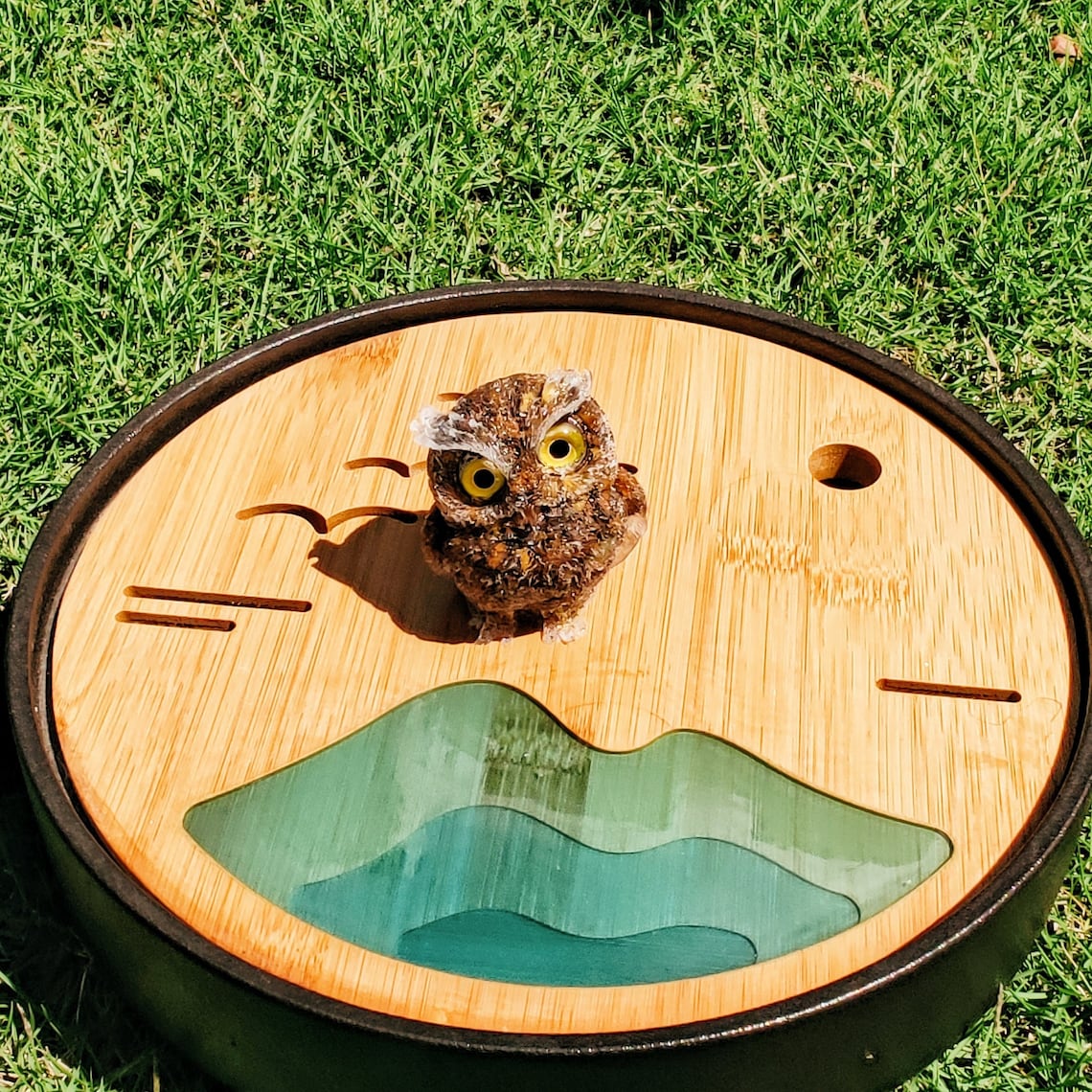 🔥Handmade Natural Crystal Gemstone Owl - Ready to Ship