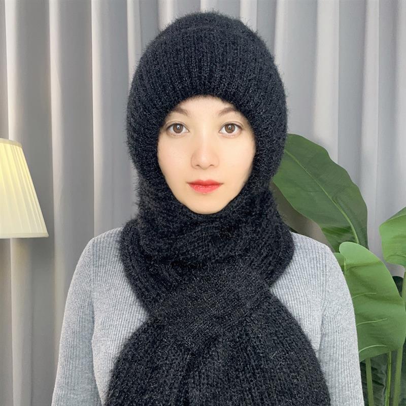 🔥Last Day Promotion 48% OFF-🎁- Winter Versatile Knitted Hooded Scarf for Women