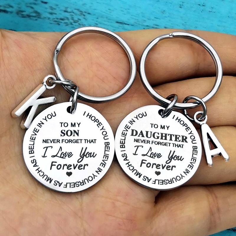 2023 Hot Sale 55% OFF⇝💓 ( Best Father Mother Gift) My Son / Daughter I Love You Forever Keychain