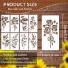 🏡Last Day 50% OFF -Garden Fence Large Flower Stencils🌻DIY Decoration