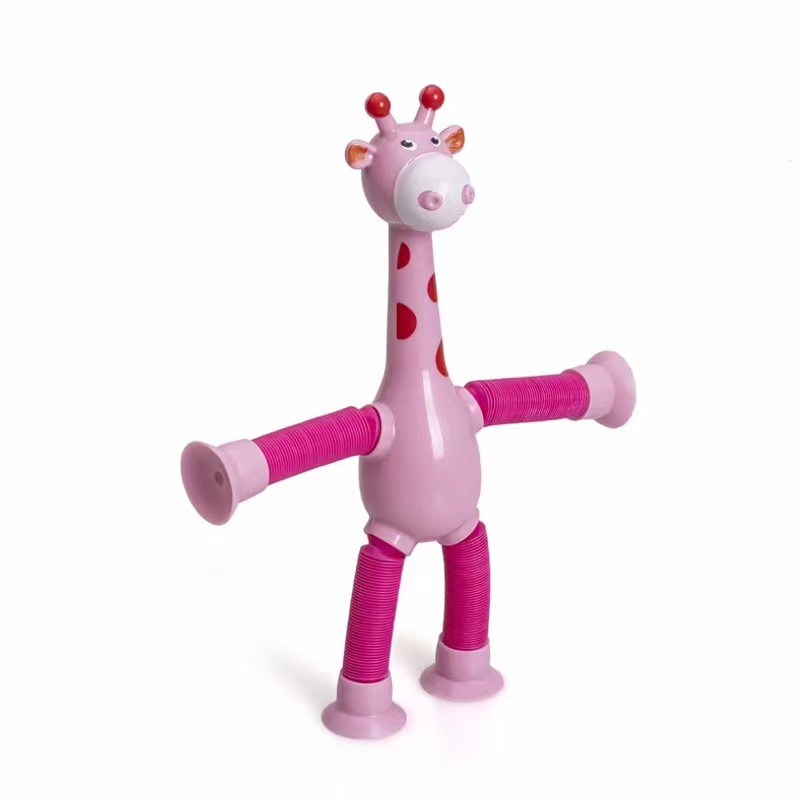 Last Day 50% OFF🔥Telescopic Suction Cup Giraffe Toy(BUY 3 GET 1 FREE NOW)