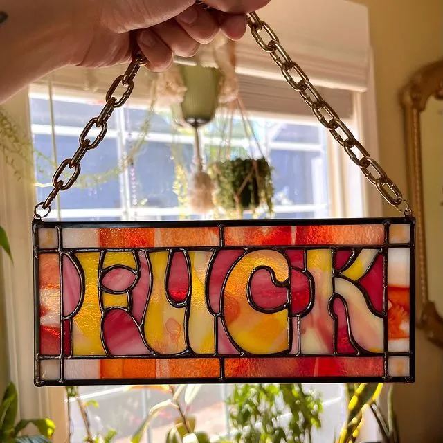 🔥Last Day 49% OFF😎 F*CK Suncatcher