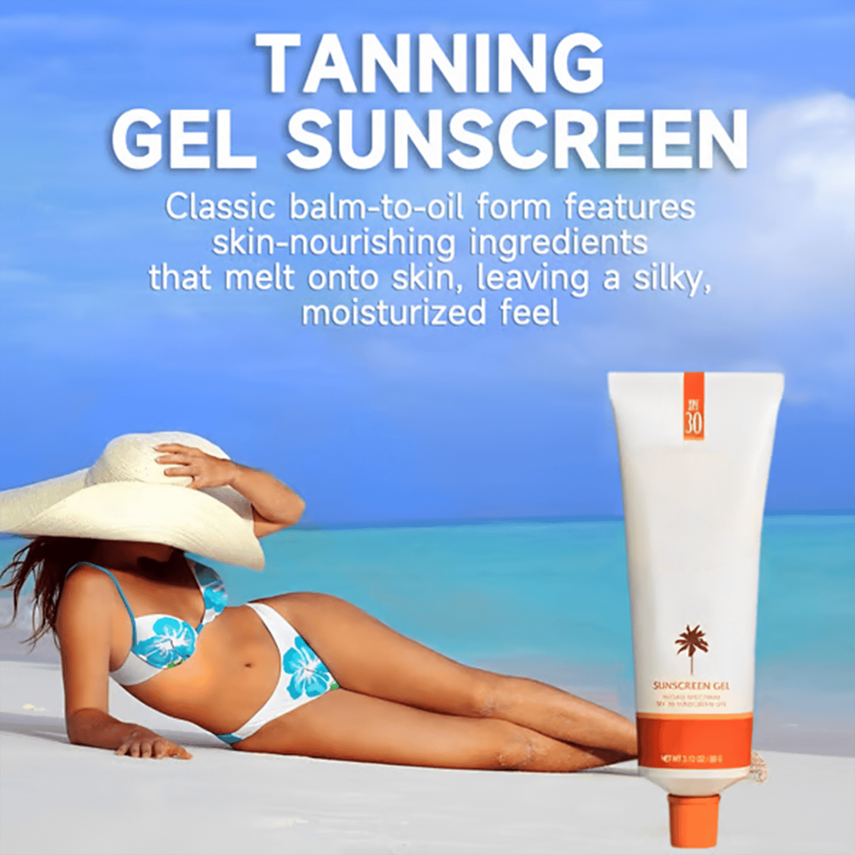 🔥Last Day Promotion 70% OFF🔥Orange Tanning Gel SPF30+⚡BUY 2 GET 1 FREE