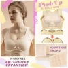 Ice Silk Seamless 3D Padded Front Buckle Support Bra