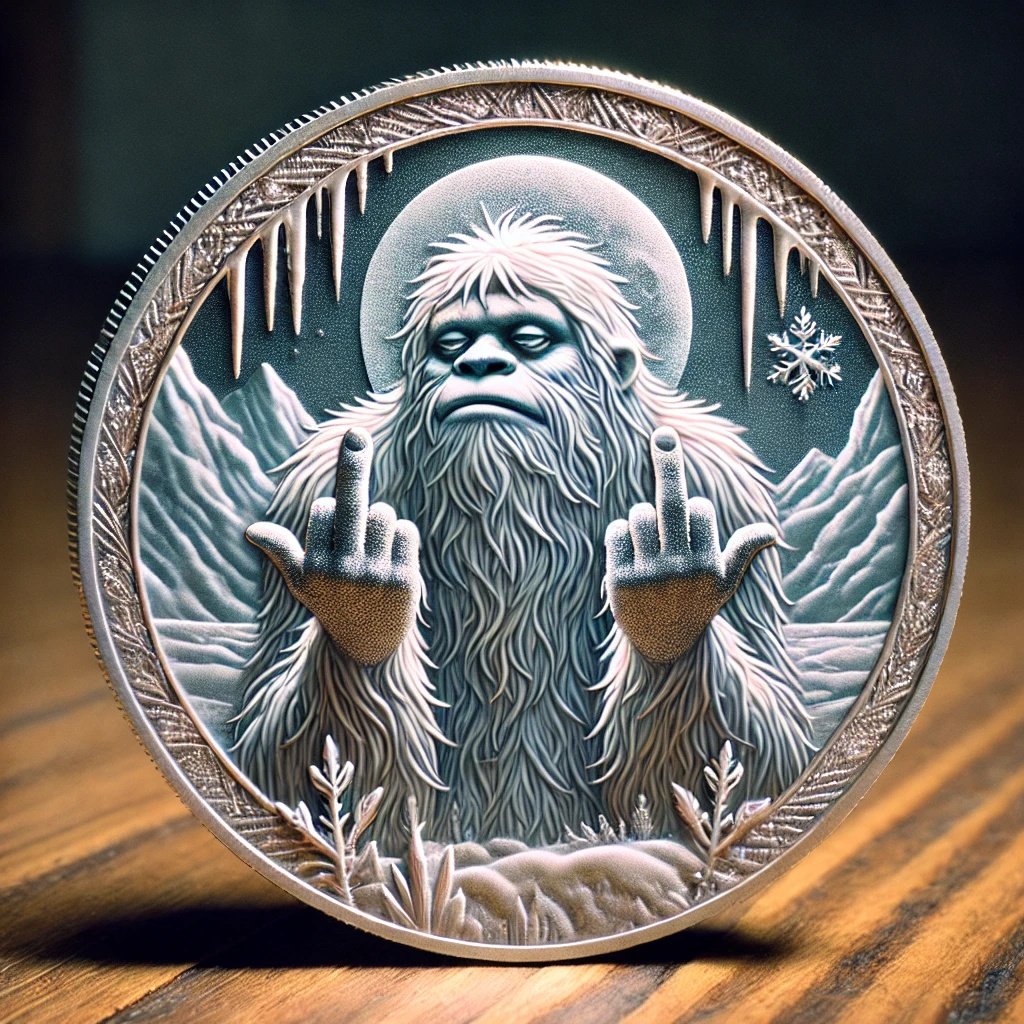 👣Rude Bigfoot & Chill Yeti Coins