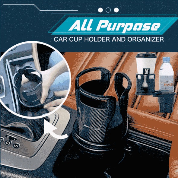 🎁Early Christmas Sale 48% OFF - Car Cup Holder And Organizer(🔥🔥Buy 2 Free Shipping)