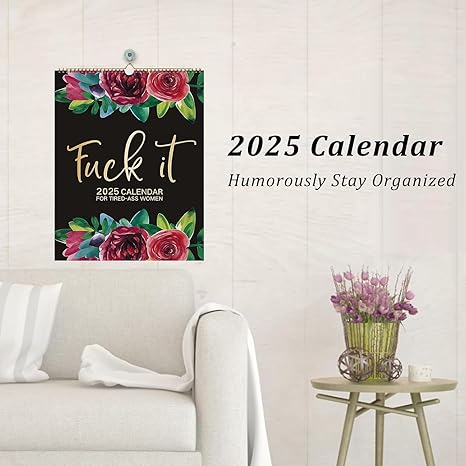 (🔥TikTok Summer SALE) - 2025 Calendar For Tired-Ass Women