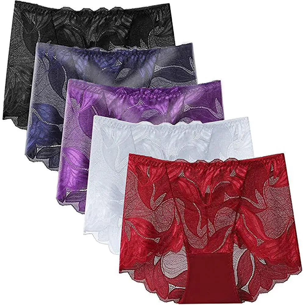 💝Hot Sale 💝-Ladies Silk Lace Handmade Underwear Pack ✨