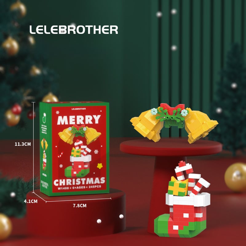 🎁Limited Time 49% OFF-🎄Santa Claus Design Building Blocks Toy D01