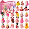 🌲24 Pcs Countdown Christmas Rubber Ducks Advent Calendar