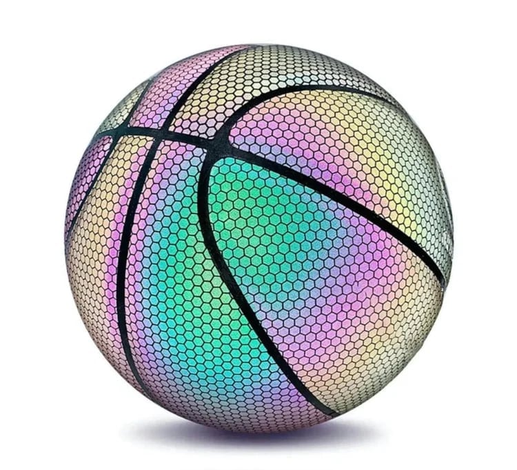 (🎄CHRISTMAS SALE NOW-48% OFF) Holographic Reflective Glowing Basketball(BUY 2 GET FREE SHIPPING)