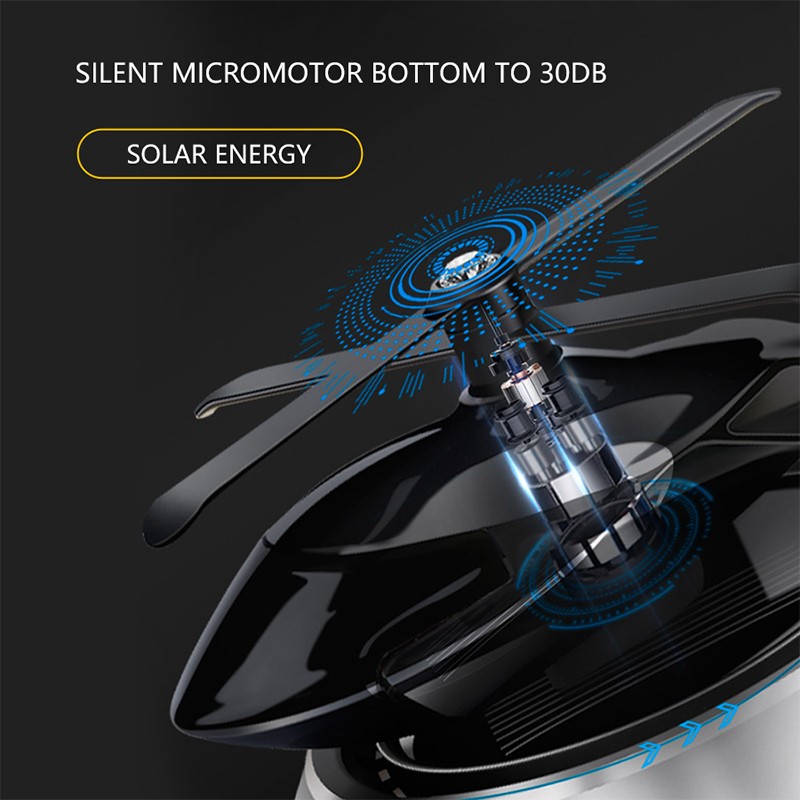 (🎄Christmas Promotion--48%OFF)Solar Helicopter Car Aroma Diffuser(BUY 2 FREE SHIPPING)