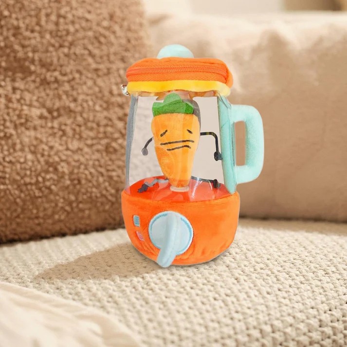 Plush Carrot Juicer Toy