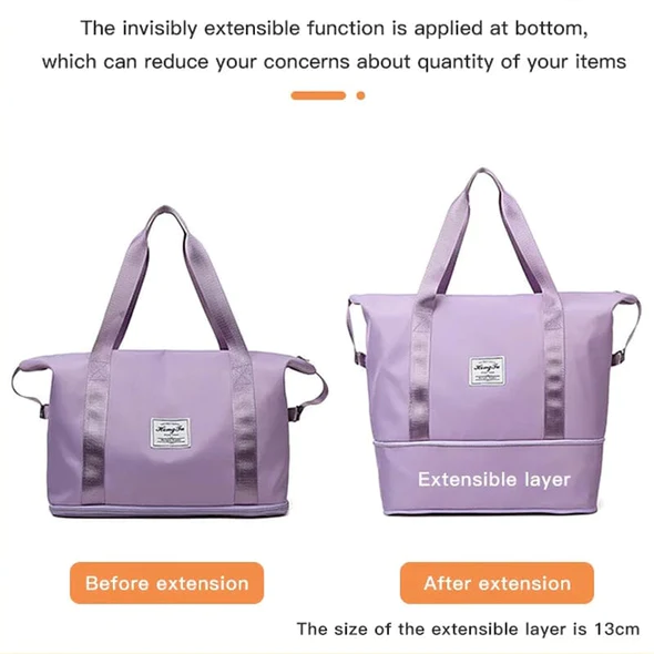 ✨Mother's Day Sale🎁-High-capacity Double-layer Wet Separation Travelling Bag(BUY MORE SAVE MORE)