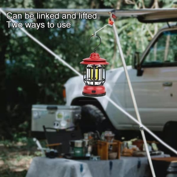 ⚡FLASH SALE⚡ Portable Retro Camping Lamp, Buy 2 Get Extra 10% OFF & Free Shipping