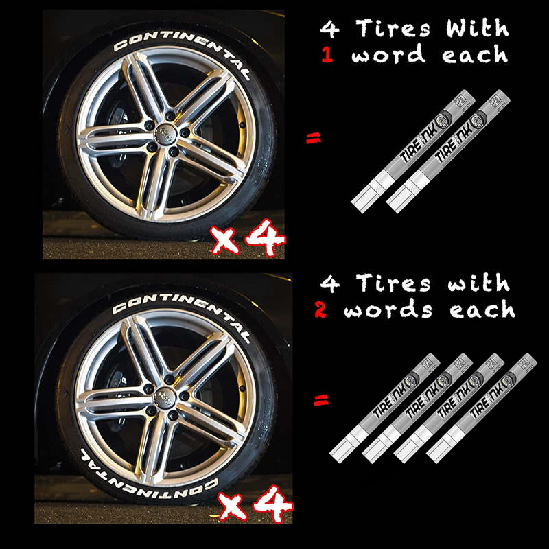 (Early Christmas Sale- 48% OFF) Waterproof Non-Fading Tire Paint Pen(2 pcs)