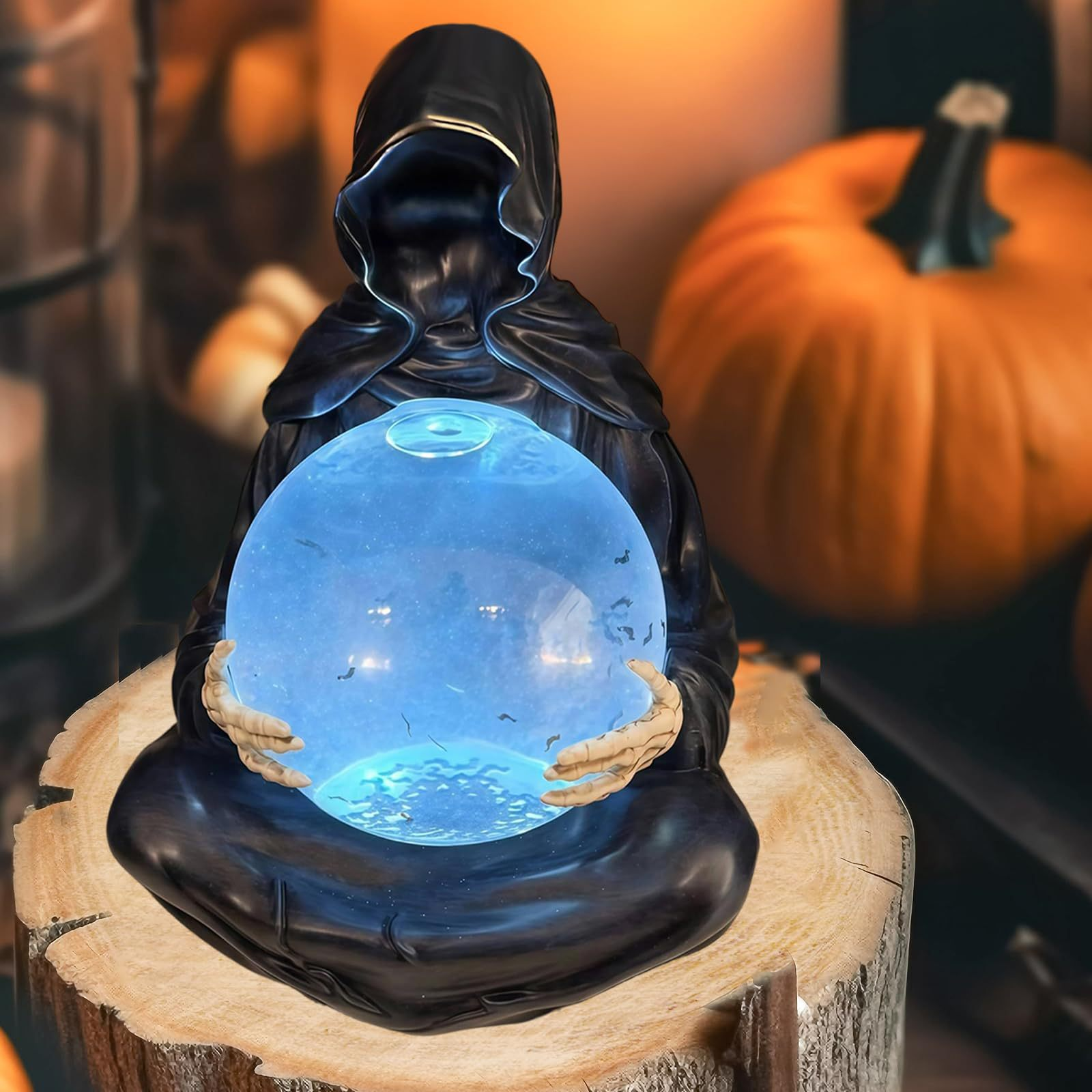 💥Halloween Grim Reaper Bat Night Light
