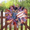 🔥Hot sale! Handmade American patriotic star wreaths, buy now and ship now!