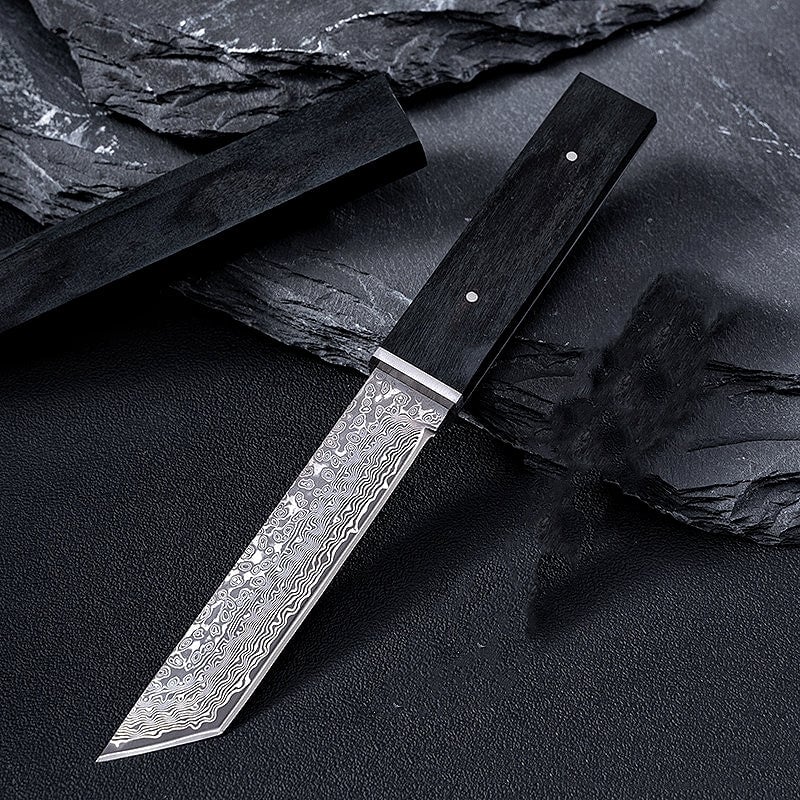Samurai straight knife D2