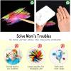 100 DIY Rainbow Magic Scratch Paper Art Set