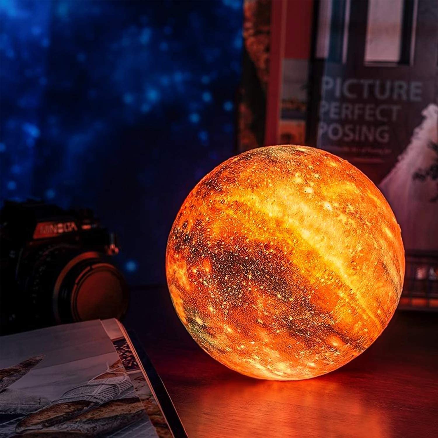 🌌Galaxy Moon Lamp, Buy 2 Free Shipping.