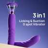 Sucking Licking Vibrating Tongue Oral Clitoral G spot Vibrator