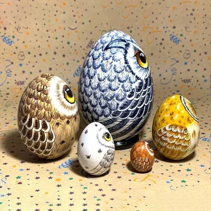 🎁 FINAL SALE-45% OFF🎁New Owl Nesting Egg/Christmas Gift