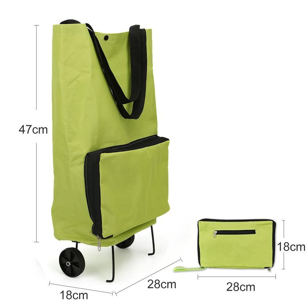 2 In 1 Foldable Shopping Cart, Buy 2 Free Shipping