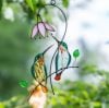 🌱🌱Hummingbird stained glass window hangings Fathers Day gifts Custom stained glass bird suncatcher