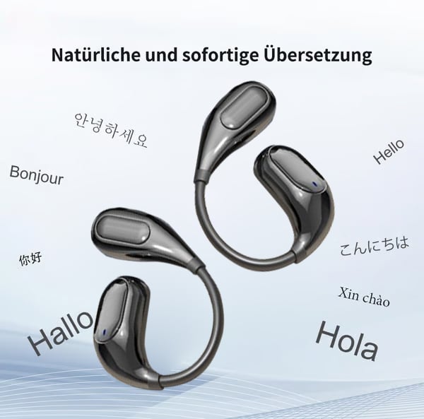 🔥Heißer Verkauf 49% Rabatt - AI-Übersetzung Kabellose OWS Bluetooth 5,4-Ohrhörer (kompatibel mit iOS und Android)