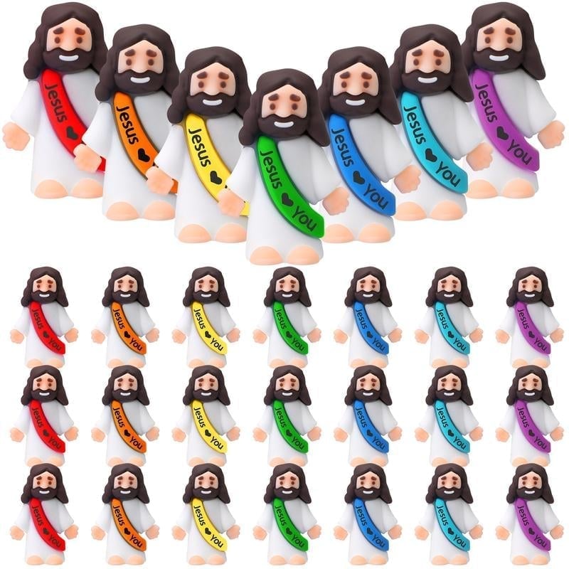 🔥2025 New Arrival - Mini Jesus Figures & Jesus Loves You