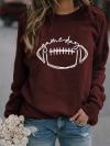 Women's Gameday Football Lover Casual Sweatshirt