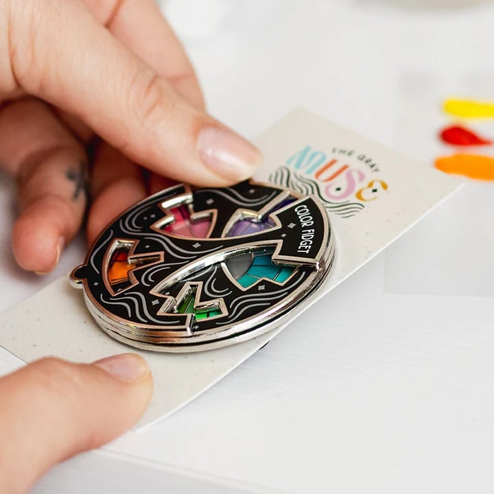 🎁TikTok Last Day Sale - 70% OFF🎉Color Fidget Enamel Pin🌈