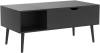 OLIXIS Modern Lift Top Coffee Table Wooden Furniture with Storage Shelf and Hidden Compartment for Living Room Office, Black