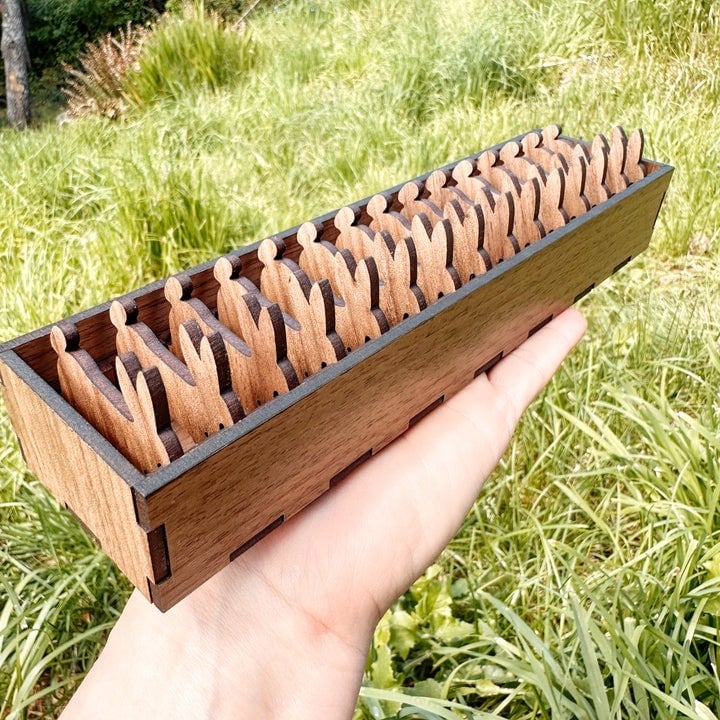 🐰Wooden Animal Bobbin Set (15 spools + fence)