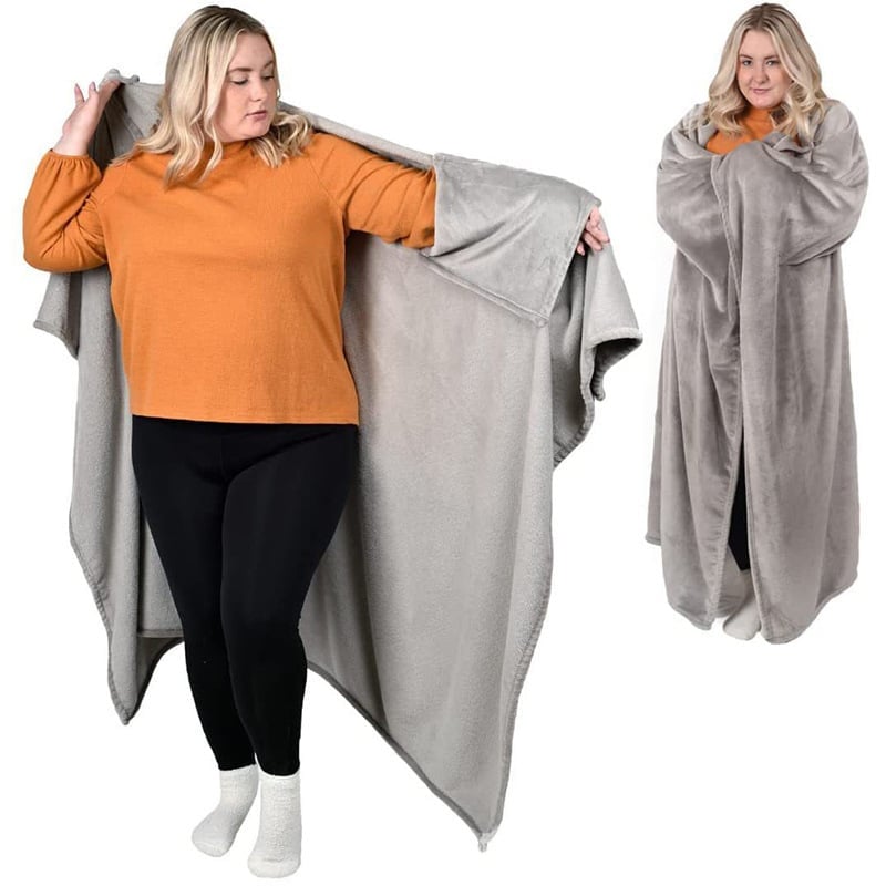 Cozy Sleeved Soft Blanket