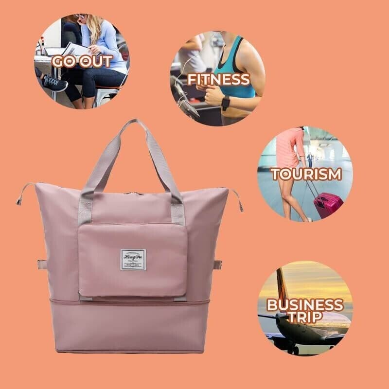 🎁 Summer Hot Sale- 50% OFF🎁Collapsible Waterproof Large Capacity Travel Handbag (BUY 2 GET FREE SHIPPING)