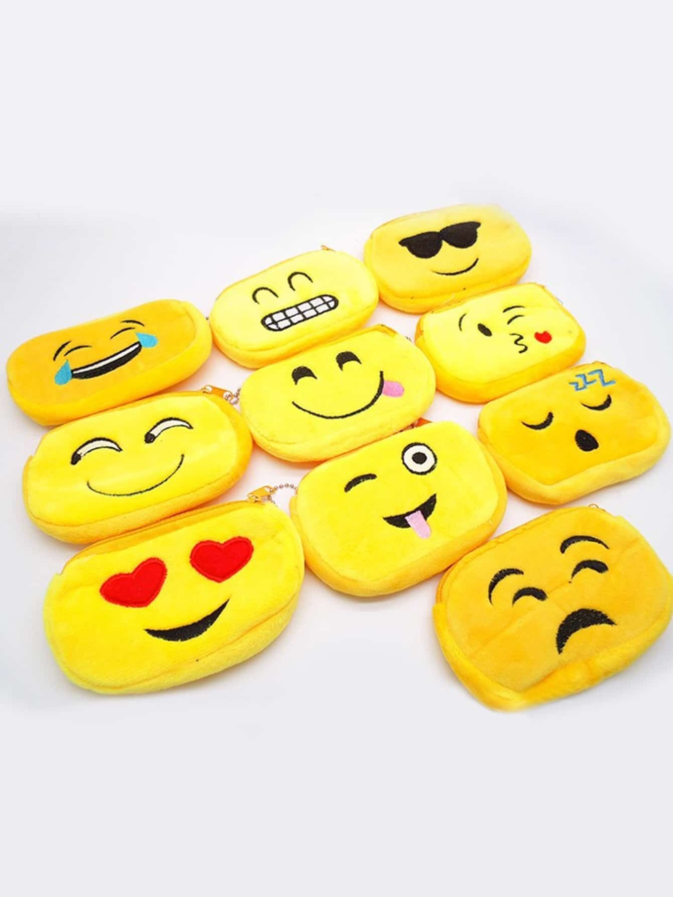 Random Emoji Pencil Case 1pc