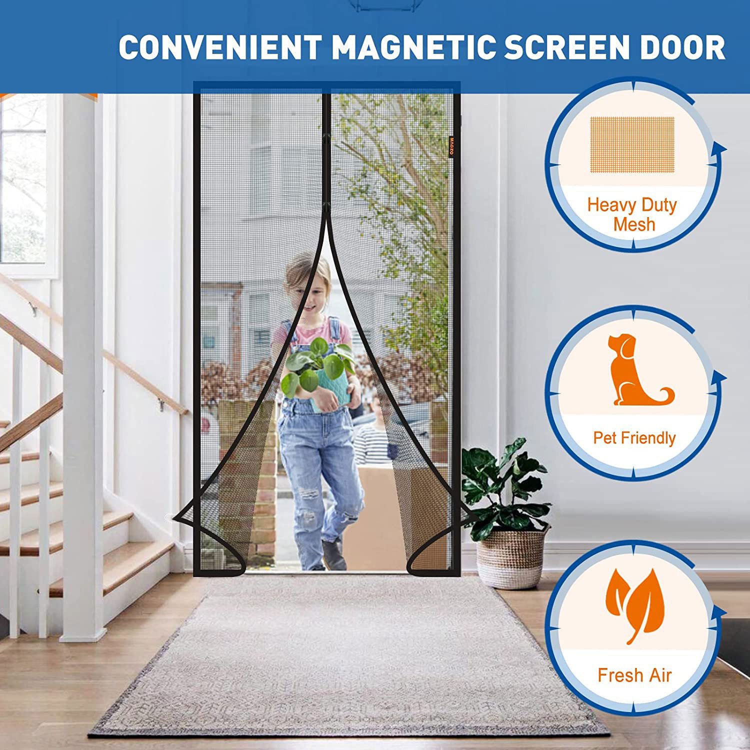 🔥Last Day Promotion 70% OFF - Magnetic Screen Door⚡Buy 2 Get Free Shipping