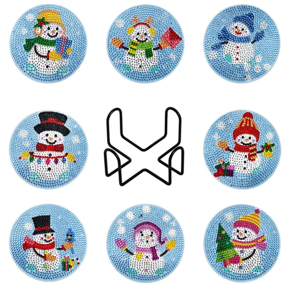 🎄Early Christmas Sale 50% OFF 🎄DIY Special Shaped Diamond Painting Coaster🎅Buy 2 Free Shipping