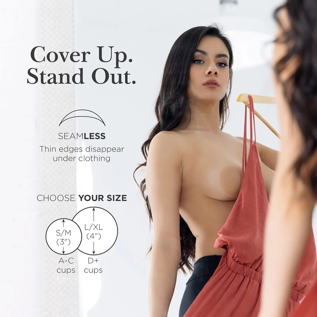 🏆Bestselling🏆 ---- Go Braless! Seamless Nipple Cover (Latex-free and 149% Medical Silicone)