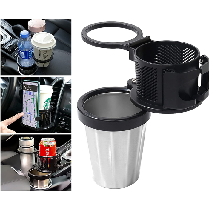 (🎯 New Year Sale) 2022 Multifunctional Car Cup & Phone Holder, Buy 2 Free Shipping