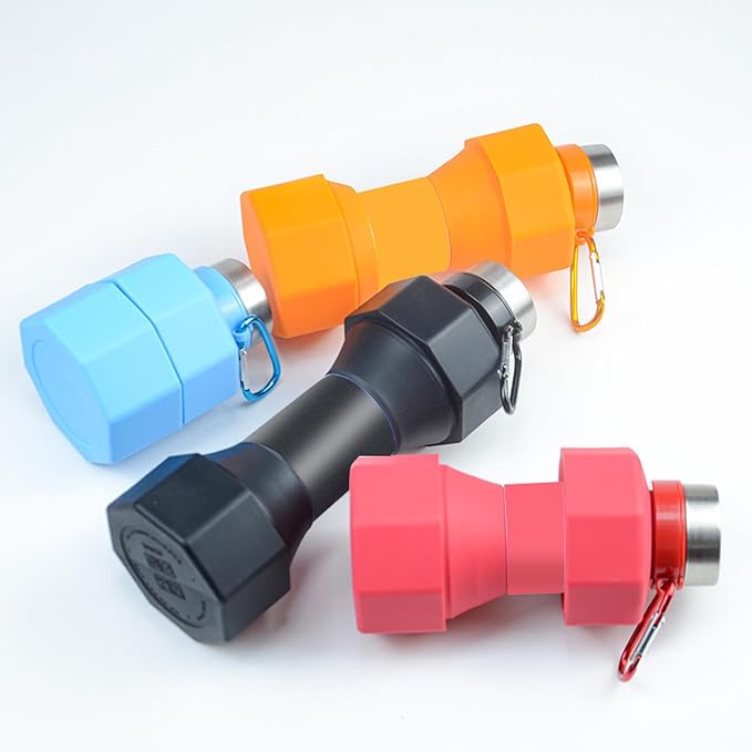 Large -capacity Dumbbell Collapsible Water Bottle