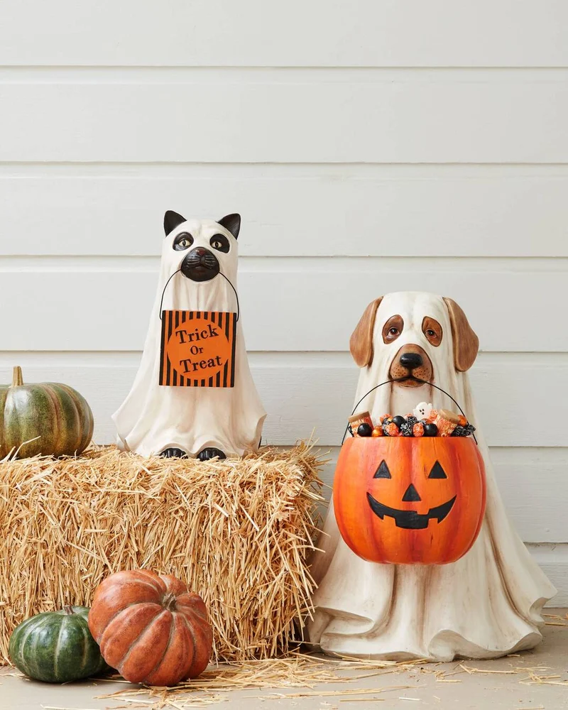 (🎃Halloween Hot Sale 65% OFF🎃) GHOST DOG CANDY BOWL