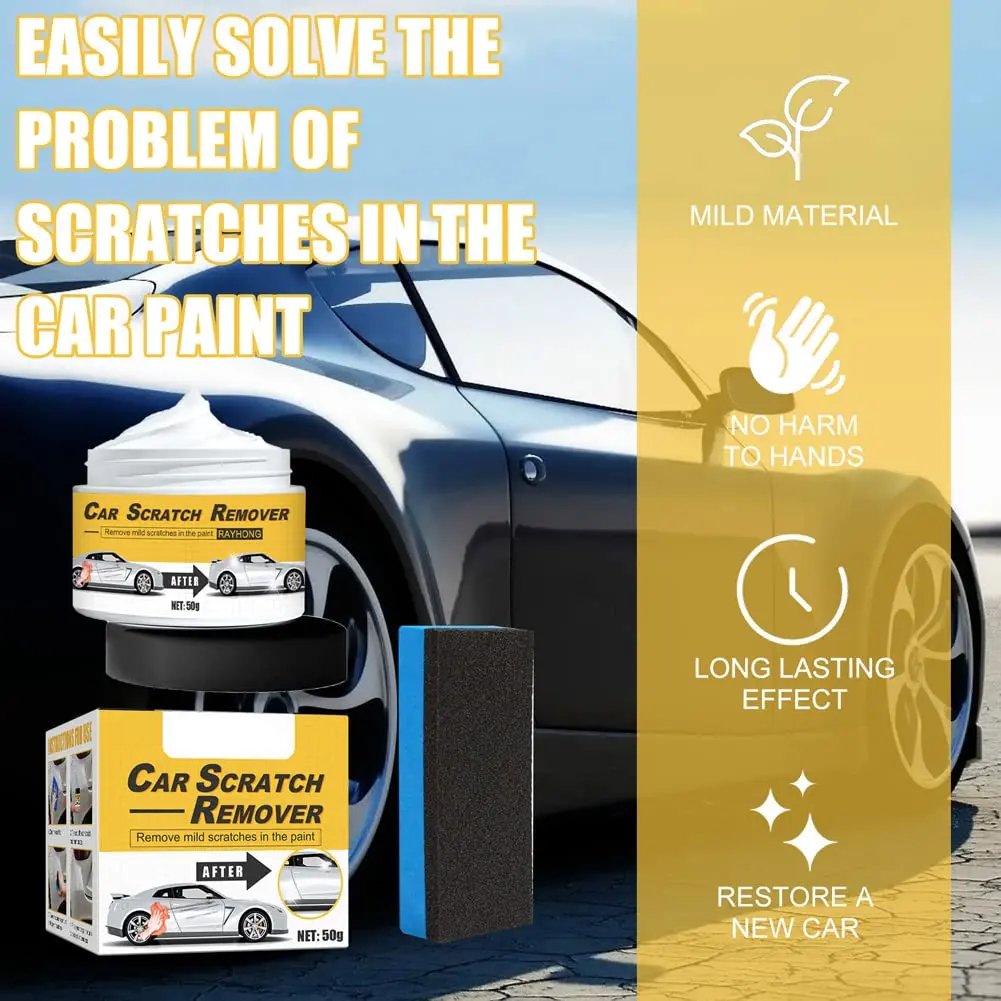 🔥Last Day Promotion - 70% OFF🎁T-221A Polishing Compound & Scratch Remover with Sponge