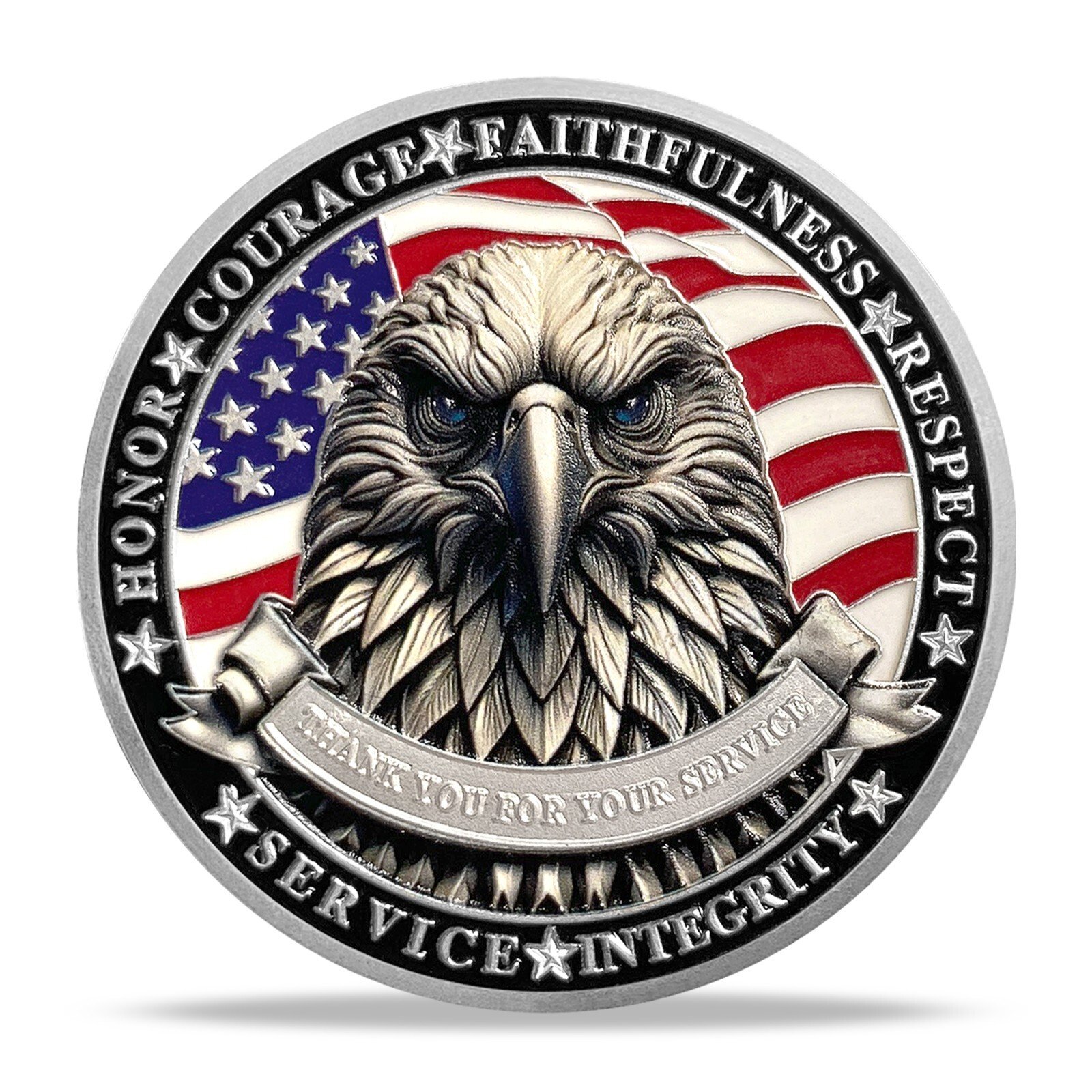 United States Veteran Challenge Coin | Thank You For Your Service Military Coin